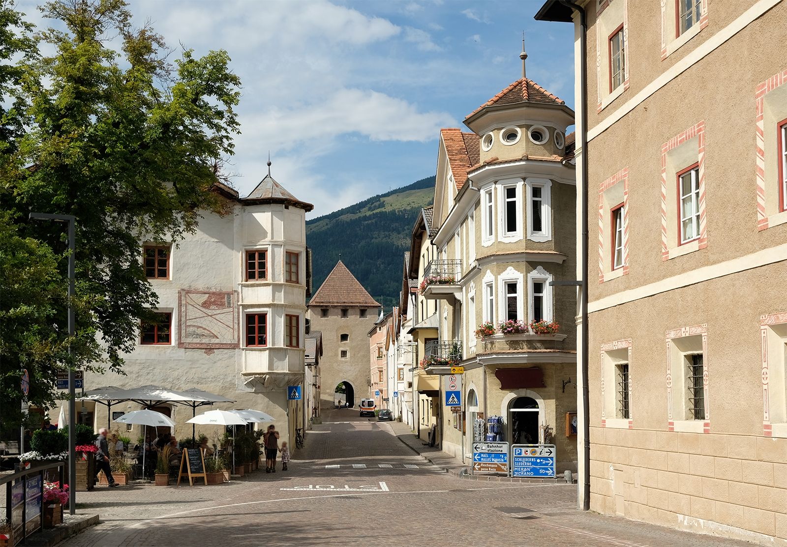 Lebendiger Stadtplatz