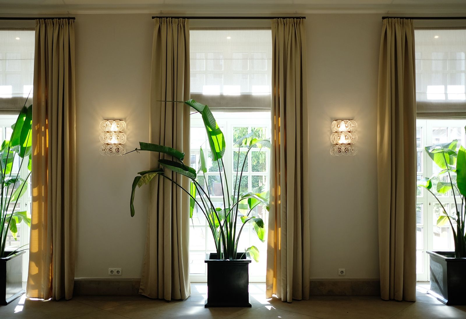 Wandleuchten aus Glas, Design Kardorff Ingenieure
