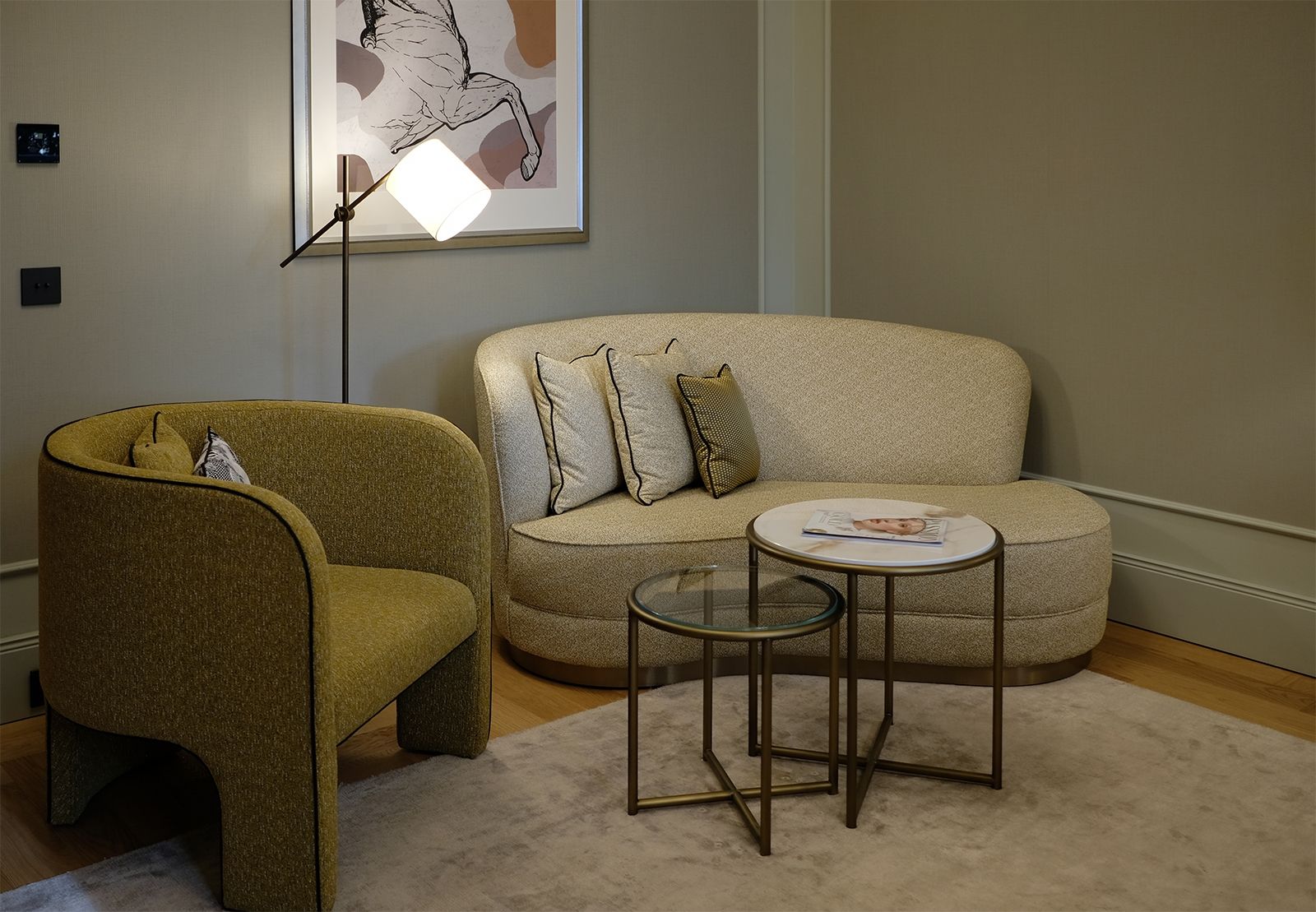 Cozy Corner in einem der Grand Palais Zimmer