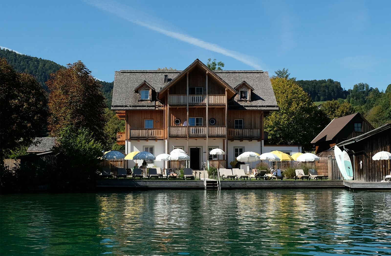 Schönster Rückzugs- und Wohlfühlort im Salzkammergut direkt am Wolfgangsee: Die historische Villa Alma