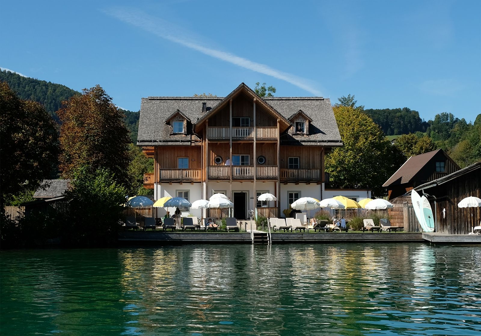 Schönster Rückzugs- und Wohlfühlort im Salzkammergut direkt am Wolfgangsee: Die historische Villa Alma
