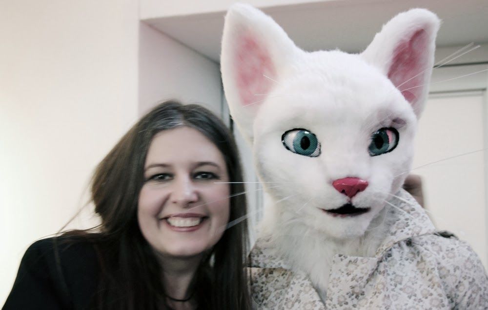 Vivi Koch (LeChatVivi) mit Tushette (Tush Magazine)