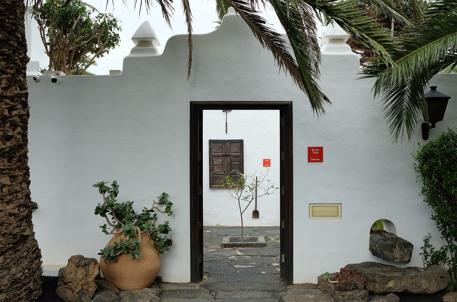 Ein Haus umgeben von Palmen: Casa del Palmeral, La Casa-Museo César Manrique 