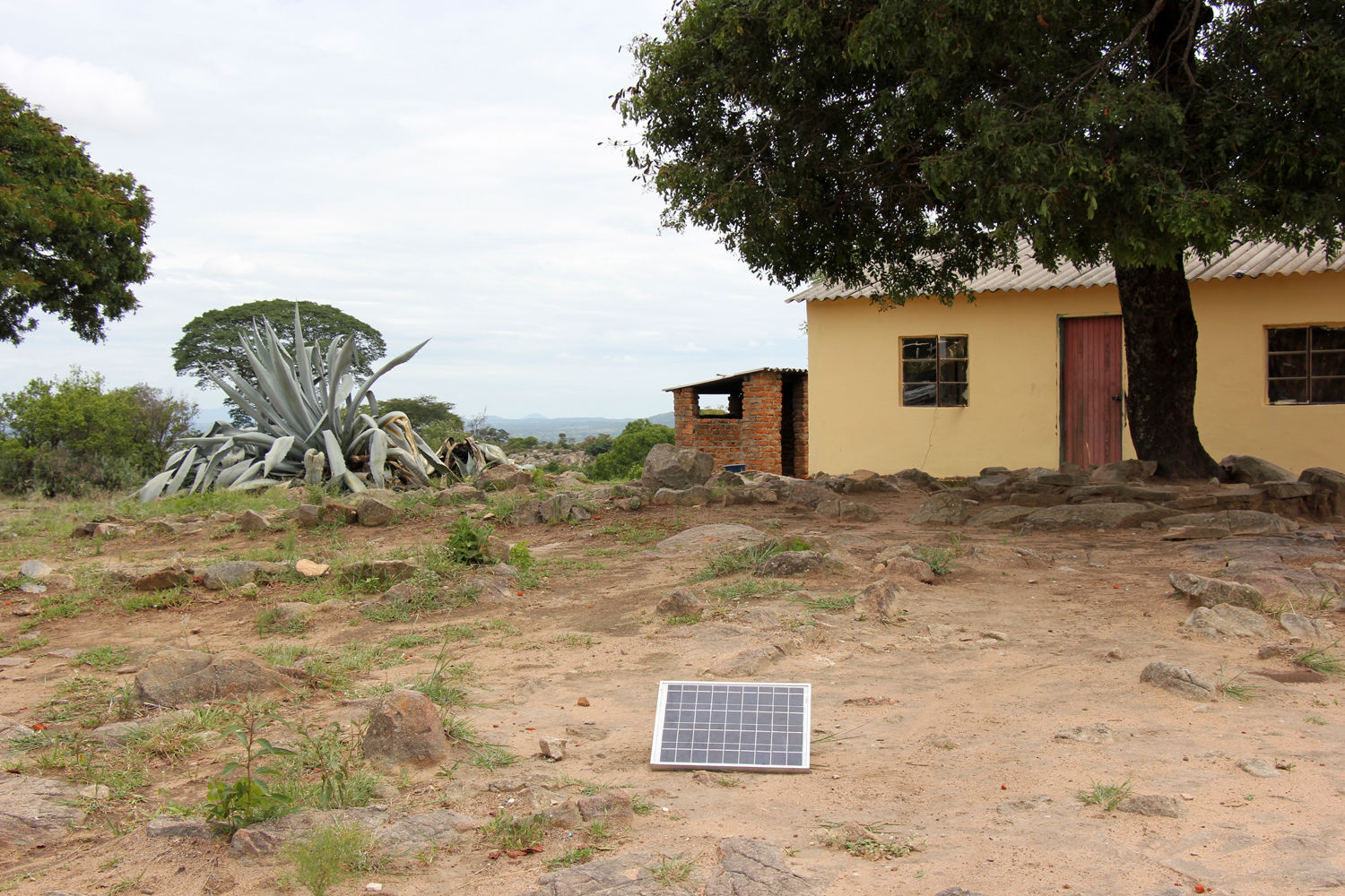 Hier können die Handys der Lehrer aufgeladen werden...