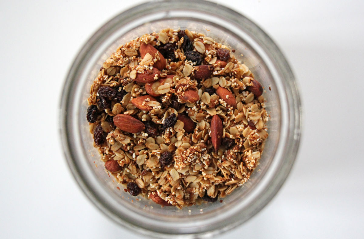 Granola Selbst Gebackenes Müsli 1