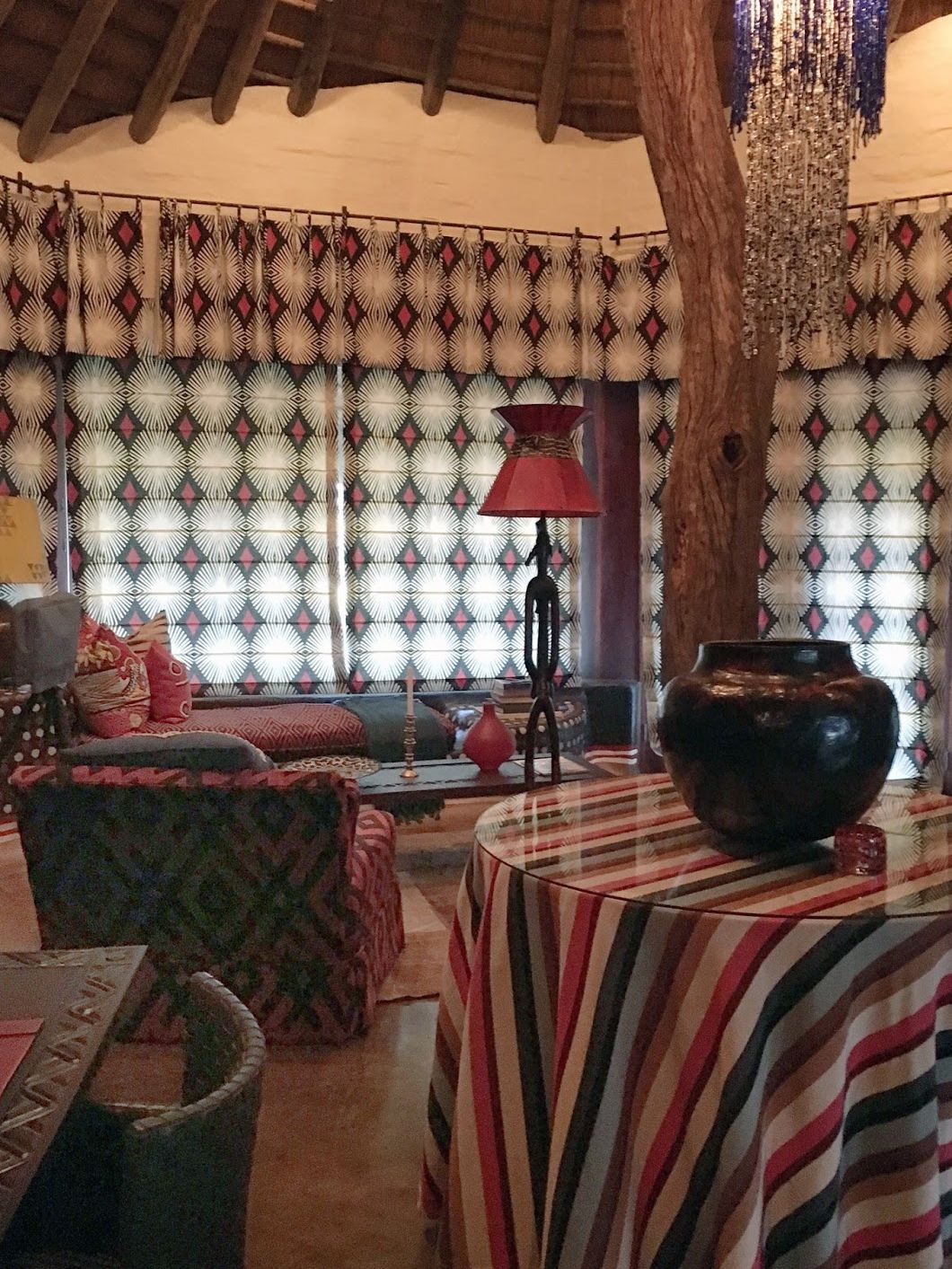 Interior Design African Colours Patterns Fabrics