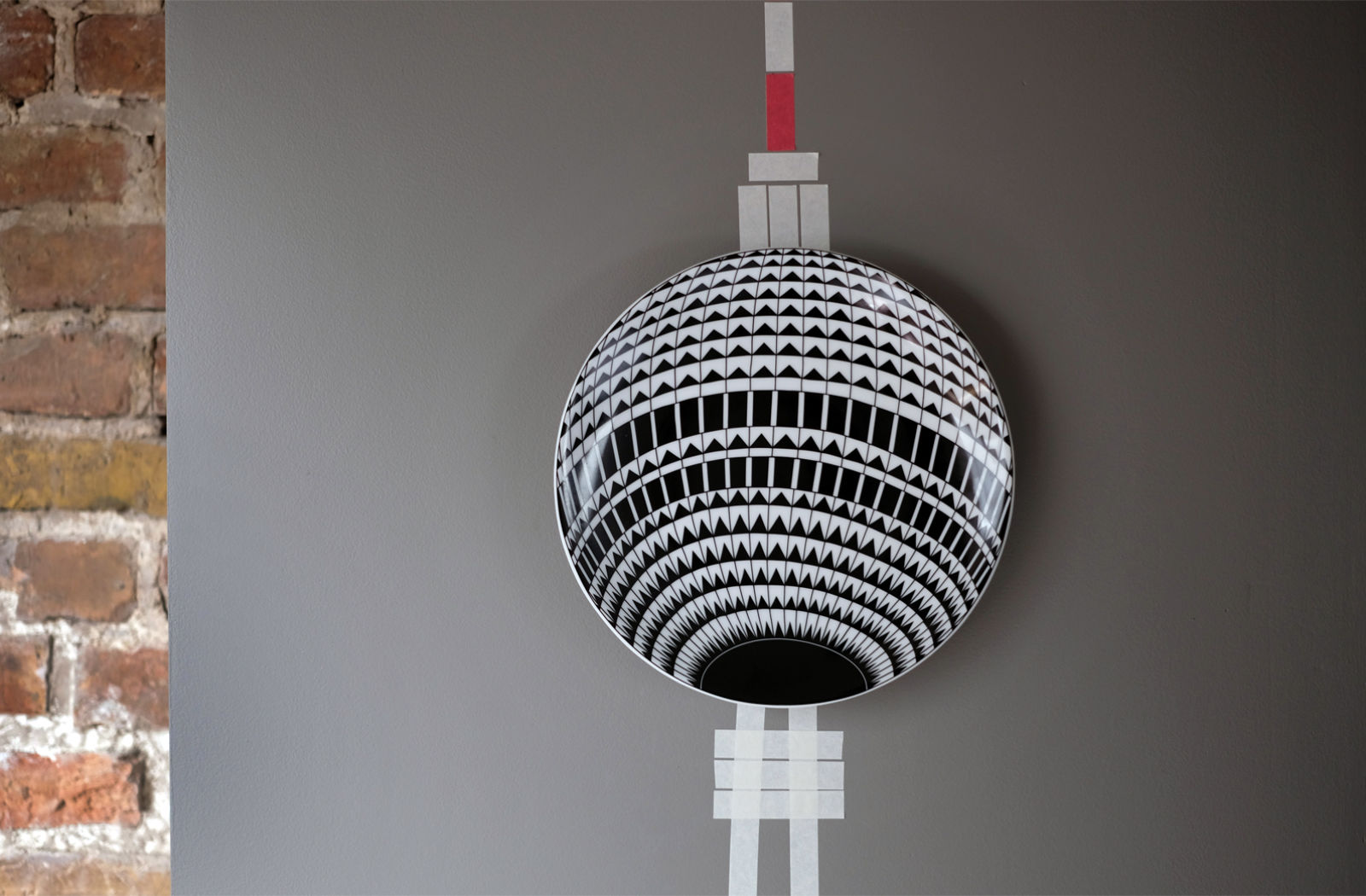 Wandteller Fernsehturm